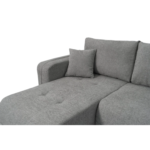 Oreo U Narożnik wypoczynkowy  Komfortowy narożnik wypoczynkowy z funkcją spania i pojemnikiem na pościel Tkanina Legacy 20