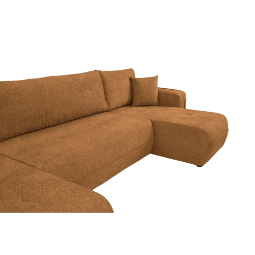 Oreo U Narożnik wypoczynkowy  Komfortowy narożnik wypoczynkowy z funkcją spania i pojemnikiem na pościel Tkanina Legacy 07