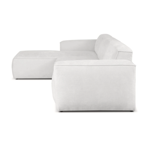 Hudson Nowoczesny narożnik wypoczynkowy z funkcją spania Tkanina Haga 06