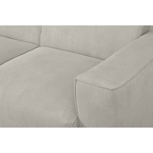 Hudson Nowoczesny narożnik wypoczynkowy z funkcją spania Tkanina Fjord 08