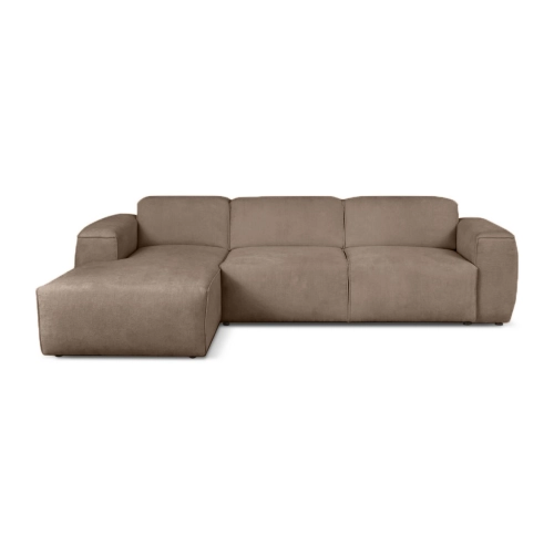 Hudson Nowoczesny narożnik wypoczynkowy z funkcją spania Tkanina Haga 39