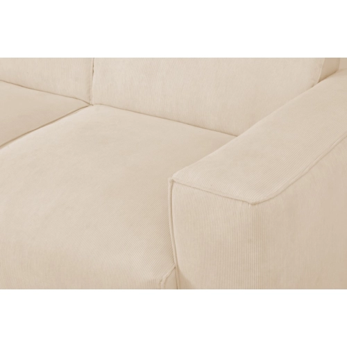 Hudson Nowoczesny narożnik wypoczynkowy z funkcją spania Tkanina Fjord 23