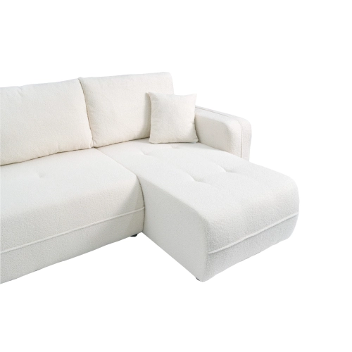 Oreo U Narożnik wypoczynkowy  Komfortowy narożnik wypoczynkowy z funkcją spania i pojemnikiem na pościel Tkanina Quelle 02