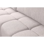 Fumo Komfortowa sofa narożna pikowana Tkanina Neve 04