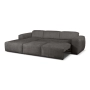 Hudson Nowoczesny narożnik wypoczynkowy z funkcją spania Tkanina Haga 16