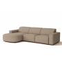 Olio Selezione Sofa w kształcie litery L Tkanina Raven 30