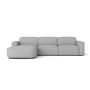 Olio Selezione Sofa w kształcie litery L Tkanina Raven 7