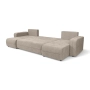 Oreo U Narożnik wypoczynkowy  Komfortowy narożnik wypoczynkowy z funkcją spania i pojemnikiem na pościel Tkanina Legacy 15
