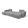 Oreo U Narożnik wypoczynkowy  Komfortowy narożnik wypoczynkowy z funkcją spania i pojemnikiem na pościel Tkanina Legacy 20