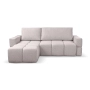 Fumo Komfortowa sofa narożna pikowana Tkanina Neve 04
