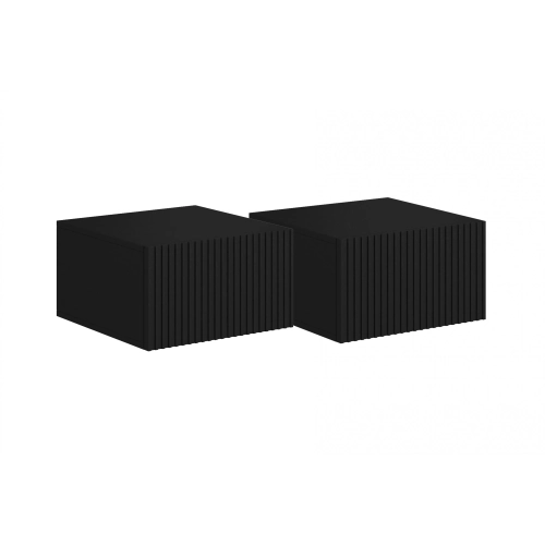 Zestaw szafek nocnych Nicole 46 cm wiszących - czarny