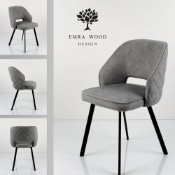 Krzesło DELUXE KR-185 Tkanina STRONG 14 Noga Metalowa