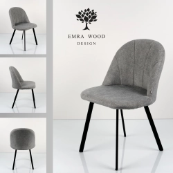 Krzesło DELUXE KR-182 Tkanina STRONG 14 Noga Metalowa