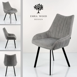 Krzesło DELUXE KR-172 Tkanina STRONG 14 Noga Metalowa