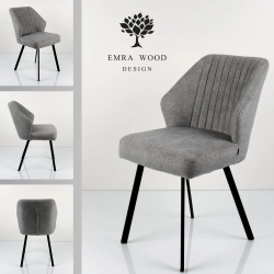 Krzesło DELUXE KR-181 Tkanina STRONG 14 Noga Metalowa