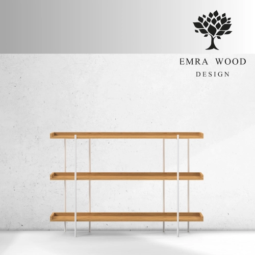 KONSOLA Z DREWNA LITEGO DĄB OLCHA JESION SKD-345