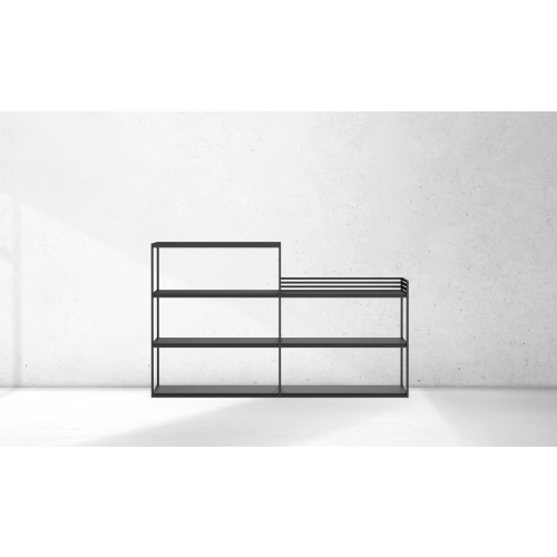 KONSOLA - REGAŁ CZARNY  SKD-362