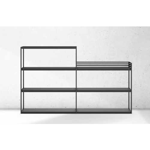 KONSOLA - REGAŁ CZARNY  SKD-362