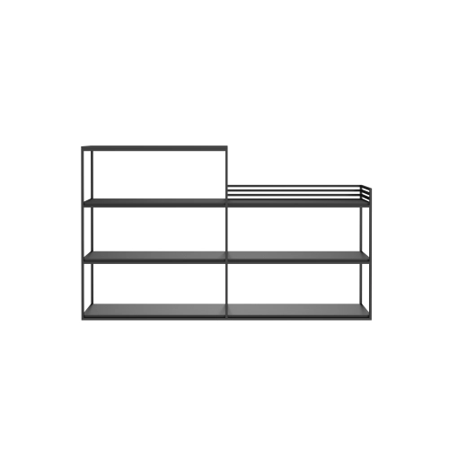 KONSOLA - REGAŁ CZARNY  SKD-362