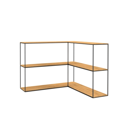 KONSOLA - REGAŁ CZARNY SKD-363