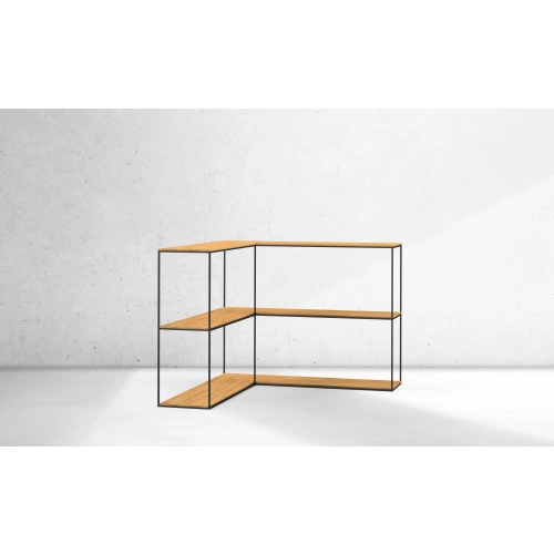 KONSOLA - REGAŁ CZARNY SKD-363