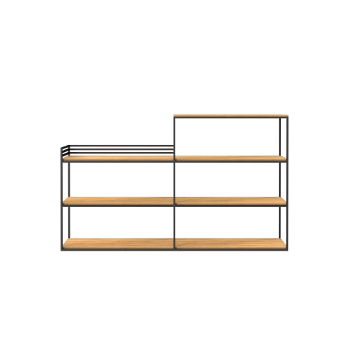 KONSOLA - REGAŁ CZARNY SKD-364
