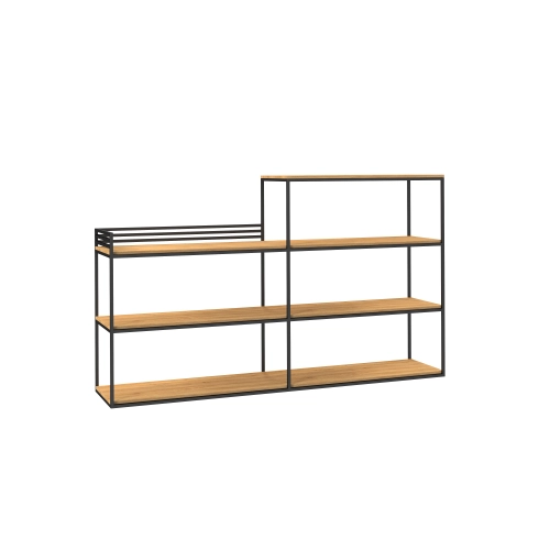 KONSOLA - REGAŁ CZARNY SKD-364