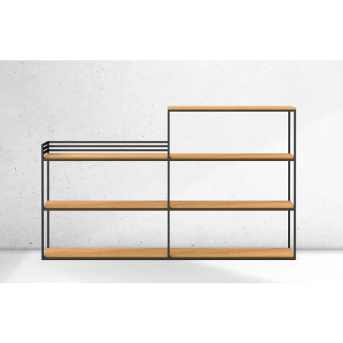 KONSOLA - REGAŁ CZARNY SKD-364