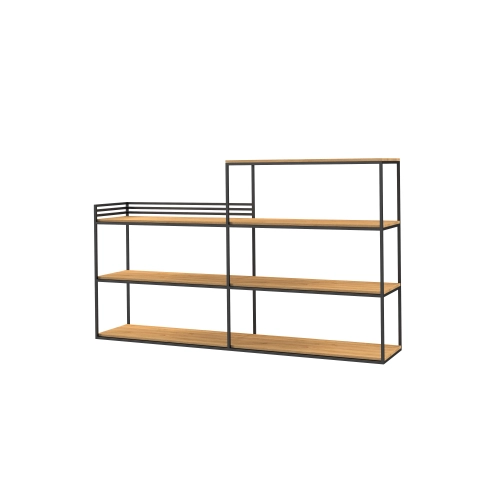 KONSOLA - REGAŁ CZARNY SKD-364