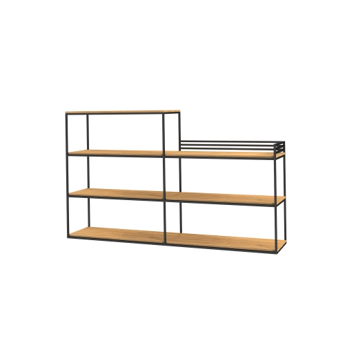 KONSOLA - REGAŁ CZARNY SKD-365