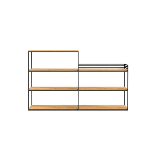 KONSOLA - REGAŁ CZARNY SKD-365