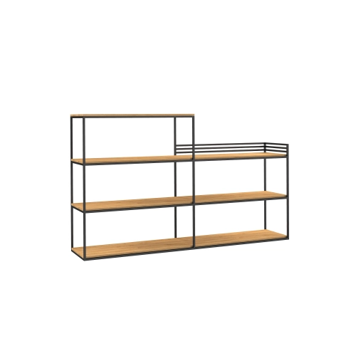 KONSOLA - REGAŁ CZARNY SKD-365