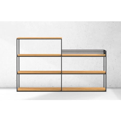 KONSOLA - REGAŁ CZARNY SKD-365