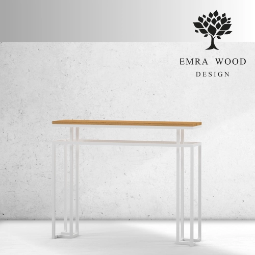 KONSOLA Z DREWNA LITEGO DĄB OLCHA JESION SKD-366