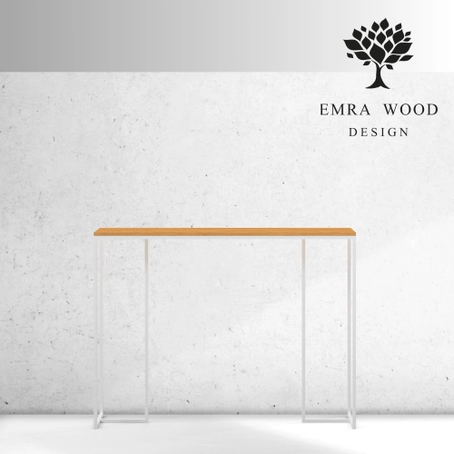 KONSOLA - REGAŁA Z DREWNA LITEGO DĄB OLCHA JESION SKD-384