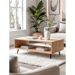 STOLIK KAWOWY DREWNO LITE Dąb Jesion Olcha STK-512