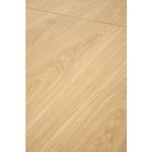 STÓŁ STÓŁ ROZKŁADANY 160 - 250 X 90 X 77 CM DĄB NATURALNY/CZARNY