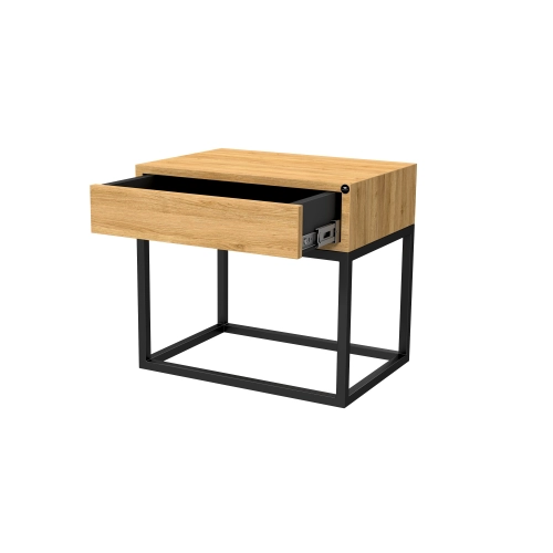 Szafka Nocna z Drewna Litego Dębowego