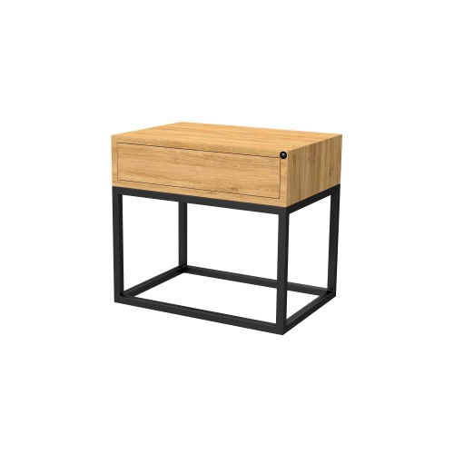 Szafka Nocna z Drewna Litego Dębowego