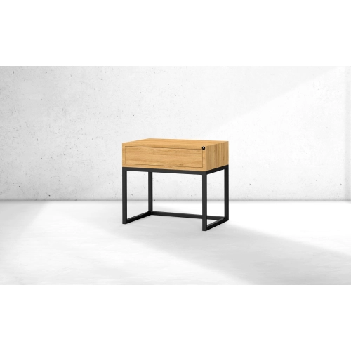 Szafka Nocna z Drewna Litego Dębowego