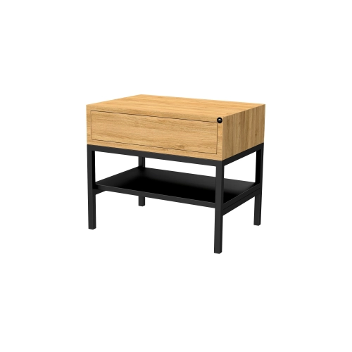 Szafka Nocna z Drewna Litego Dębowego