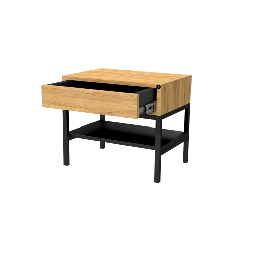 Szafka Nocna z Drewna Litego Dębowego