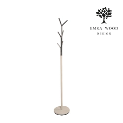 Wieszak Stojący Biało - Chromowy