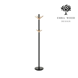 Wieszak Stojący Czarny - Buk