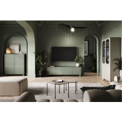 Witryna Sonatia II do salonu 100 cm - kaszmir