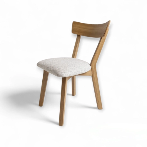 PRODUCENT Krzesło Dębowe KR-202 Tkanina Kolor Beżowy Cappuccino