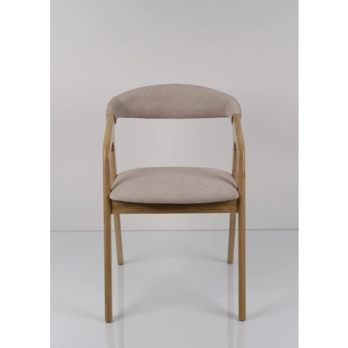 PRODUCENT Krzesło Dębowe KR-201 Kolor Tkaniny Pomarańczowy Kolor Drewna Czarny