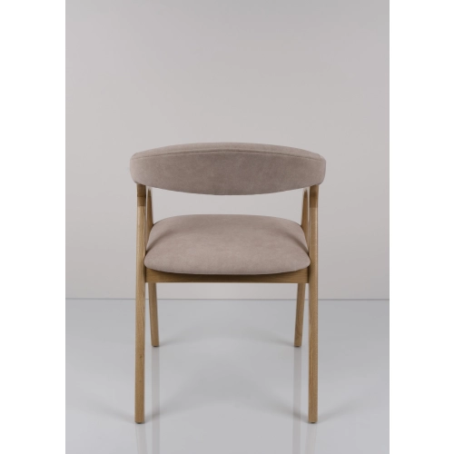 PRODUCENT Krzesło Dębowe KR-201 Kolor Tkaniny Pomarańczowy Kolor Drewna Czarny