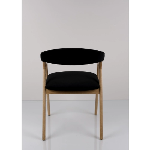 PRODUCENT Krzesło Dębowe KR-201 Tkanina Ciemny Beż