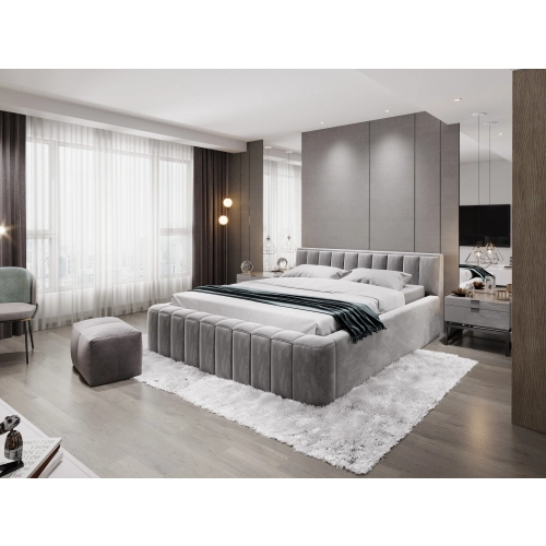 Łóżko Tapicerowane do Sypialni Rozmiary Kolory